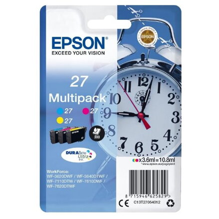 Epson inkoustová náplň/ T2705/ Multipack 27 DURABrite Ultra Ink/ 3x barvy