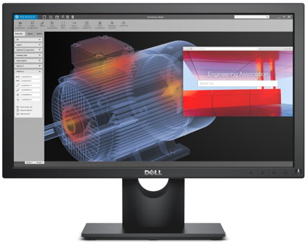 DELL E2016HV/ 20" LED/ 16:9/ 1600x900/ 600:1/ 5ms/ VGA/ čierny/ 3YNBD on-site