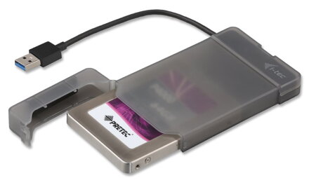 i-tec externí box pro HDD ADVANCE MySafe Easy/ 2,5" SATA/ SSD/ USB 3.0/ černý