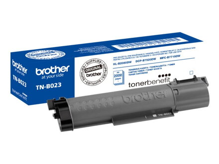 BROTHER toner Benefit TN-B023 (pro Toner benefit HL-B2080DW,MFC-B7715DW,DPC-B7520DW, do 2 000 str.)