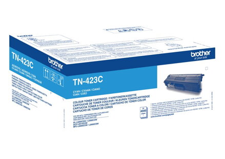 BROTHER toner TN-423C pro HL-L8260CDW/HL-L8360CDW/DCP-L8410CDW / 4.000 stran / Azurový