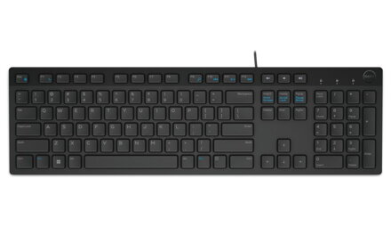 DELL klávesnice KB216/ multimediální/ ruská/ USB/ drátová/ černá