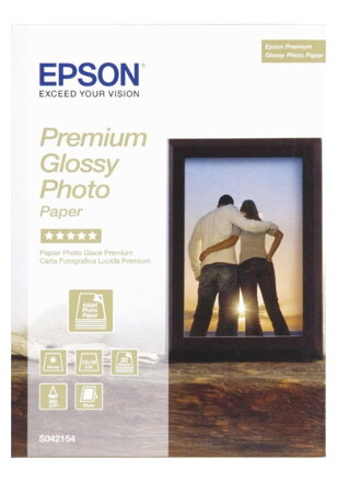 EPSON fotopapír C13S042154/ 13x18/ Premium Glossy/ 30ks