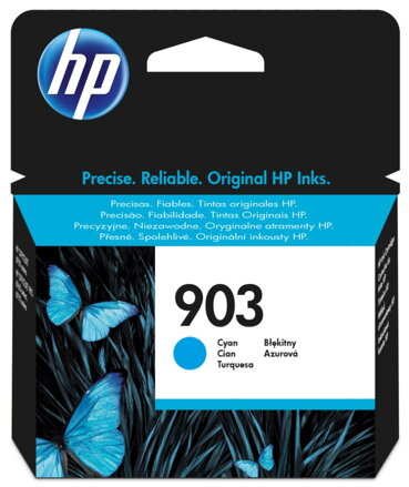 HP inkoustová kazeta 903XL azurová T6M03AE, originál