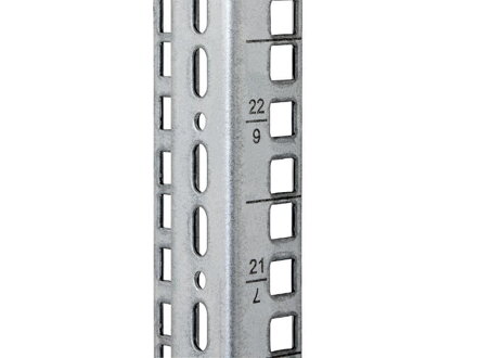 Triton vertikálne lišta 22U štvorcový otvor 9,5x9,5mm