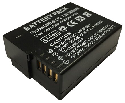 TRX baterie Panasonic/ 1200 mAh/ pro Leica V-LUX 4/ Lumix DMC-FZ1000, DMC-FZ200, DMC-FZ200GK, DMC-FZ200K/ neoriginální