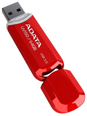 ADATA DashDrive Value UV150 64GB / USB 3.0 / červená