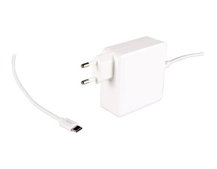 PATONA napájecí adaptér k ntb/ 5V-20V/ 65W/ konektor USB 3.1 (Typ C)/ délka kabelu 2m/ bílý/ Power delivery
