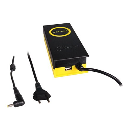 PATONA napájecí adaptér k ntb/ 19V/4,7A 90W/ konektor 4,8x1,7mm/ + výstup USB