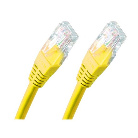 XtendLan Patch kabel Cat 5e UTP 0,25m žlutý