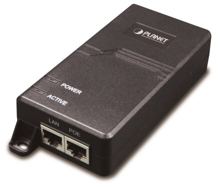 Planet POE-163 PoE injektor IEEE802.3, 30W, 1000Base-T, na stenu