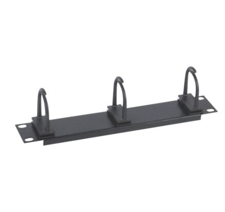 XtendLan 10" vyvazovací panel  1U 3x plastová úchytka