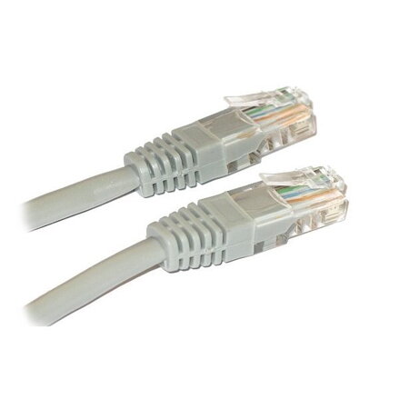 XtendLan Patch kabel Cat 6 UTP 0,5m - šedý