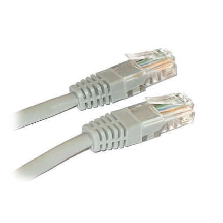 XtendLan Patch kabel Cat 5e UTP 15m - šedy