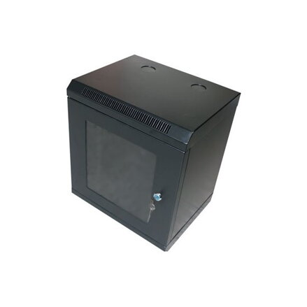 XtendLan Skříň 10",9U, 280x350, černá, prosklený