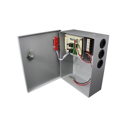 XtendLan Zdroj, 12V DC, 1 port, 5A celkem, 60W,skříňka, zálohovatelný baterií, relé porty