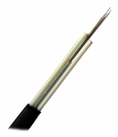 XtendLan FO kabel, 9/125, 24c, plochý, drop, 11x5mm, G.652D, sklolaminátová výztuž 2*3mm, 10kN, 2km