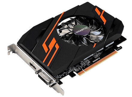 GIGABYTE GeForce GT1030 OC 2G / PCI-E / 2GB GDDR5 / DVI-D / HDMI / active