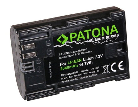 PATONA baterie pro foto Canon LP-E6N 2040mAh Li-Ion Premium