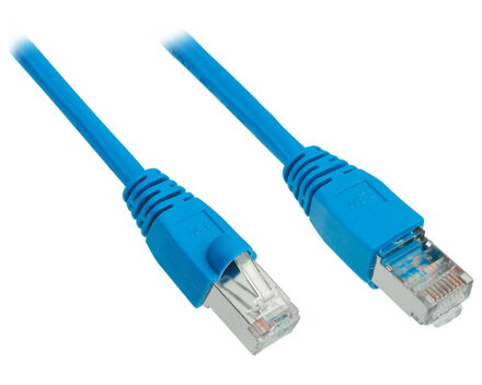 Solarix Patch kábel CAT6 SFTP PVC 2m modrý snag-proof C6-315BU-2MB