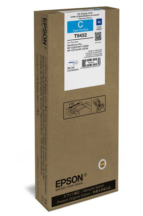 Epson inkoustová náplň/ C13T945240/ WF-C5790DWF/ WF-C5710DWF/ WF-C5290DW/ WF-C5210DW/ XL modrá