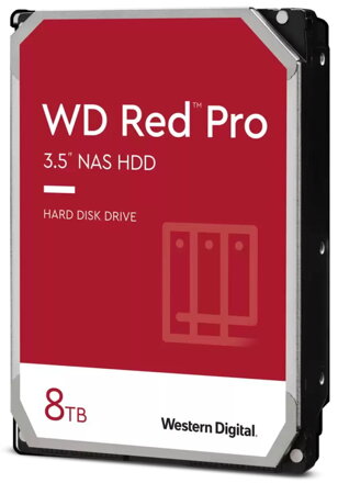 WD HDD RED Pro 8TB / WD8003FFBX / SATA 6Gb/s / Interní 3,5"/ 7200 rpm / 256MB