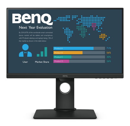 BENQ 24" LED BL2480T/ 1920x1080/ IPS panel/ 20M:1/ 5ms/ DP/ HDMI/ Pivot/ repro/ čierny