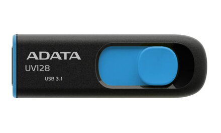 ADATA DashDrive UV128 64GB / USB 3.1 / černo-modrá