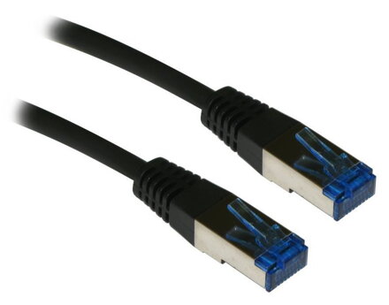 XtendLan Patch kabel Cat 6A SFTP LSFRZH 3m - černý
