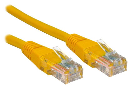 XtendLan Patch kabel Cat 6 UTP 3m - žlutý