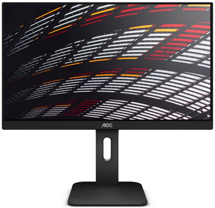 AOC 23,8" LED 24P1 / IPS / 1920x1080@60Hz / 16:9 / 5ms / DP / HDMI / DVI / VGA / USB / PIVOT / repro