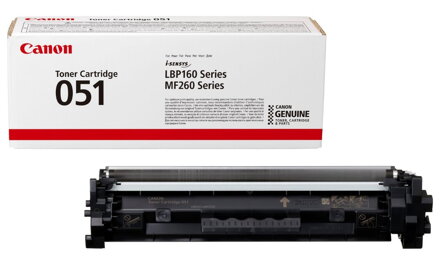 CANON CRG-051 originálny toner čierný pre LBP162dw, MF269dw, MF267dw, MF264dw