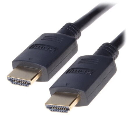 PremiumCord HDMI 2.0 High Speed + Ethernet kabel/ zlacené konektory/ 10m/ černý