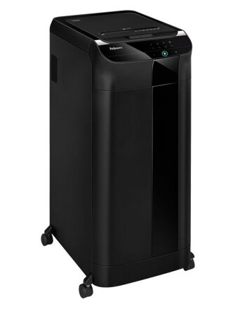 FELLOWES skartovač AutoMax 550 C/ křížový řez 4x38 mm/ objem koše 83 l/ certifikát NBÚ/ stupeň utajení typ 2 - důvěrné