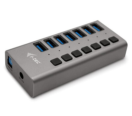 i-tec USB 3.0 nabíjecí HUB 7 Port + napájecí adaptér 36 W