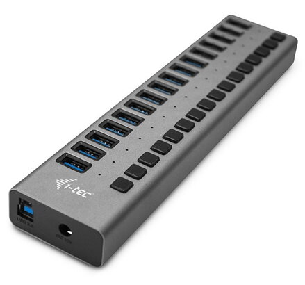 i-tec USB 3.0 nabíjecí HUB 16 Port + napájecí adaptér 90 W