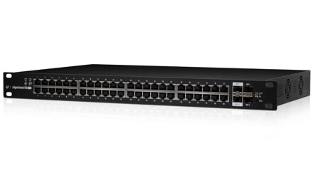 UBNT Edge Switch 48-port Gigabit Ethernet, 2x SFP, 2x SFP +, PoE 24V, PoE 802.3af / at, 500W