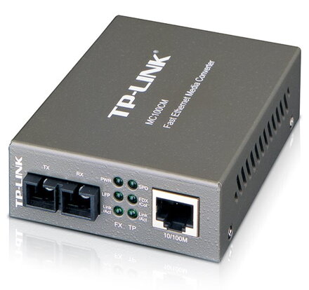 TP-Link MC100CM Konvertor 100 mbps Ethernet / Optika (multi-mode)