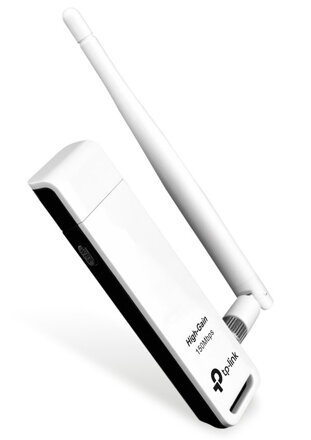 TP-Link TL-WN722N / bezdrôtový USB adaptér / RSMA externí antena 150 Mbps