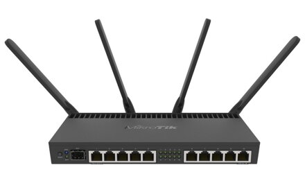 MikroTik RouterBOARD RB4011iGS + 5HacQ2HnD, 4x 1,4 GHz, 10x Gigabit LAN, SFP +, 2,4, 5 GHz, 802.11ac, 4x4 MIMO L5