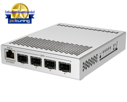 MikroTik Cloud Router Switch CRS305, 4x SFP +, 1x Gbit LAN, Dual PSU, Dual boot, vr. L5