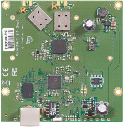 MikroTik RouterBOARD RB911-5HacD, 802.11a / n / ac, RouterOS L3, 1xLAN, 2xMMCX