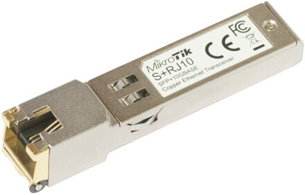 MikroTik S + RJ10 RJ45 10M / 100M / 1G / 10G copper modul (SFP +)