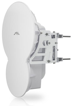 UBNT AirFiber 24 - jednotka 24GHz pre PtP spoje 1.5Gbps +, 64QAM, 1x Gbit RJ45, 1x 100Mbit RJ45, PoE 50V