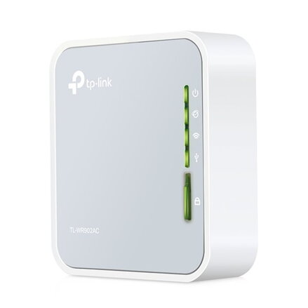 TP-Link TL-WR902AC AC750 Mini Pocket Wi-Fi Router, 802.11ac / a / b / g / n, 3G / 4G, 1x 10/100 WAN / LAN, 1x USB2.0