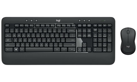 Logitech set MK540 ADVANCED, Bezdrôtová klávesnica + myš/ 2.4GHz/ USB prijmač/ CZ/SK/ čierný