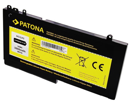 PATONA baterie pro ntb DELL LATITUDE E5270/E5470/E5570 3000mAh Li-Pol 11,4V