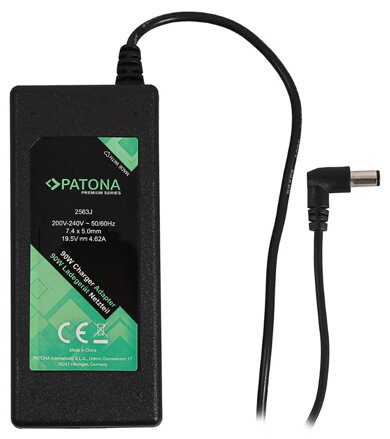 PATONA napájecí adaptér k ntb/ 19,5V/4,62A 90W/ konektor 7,4x5mm+pin/ DELL PREMIUM