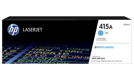 HP toner W2031A (azurový, 2100str.) pro Color LaserJet Pro M454dn,M454dw,MFP M479fdn,MFP M479fdw