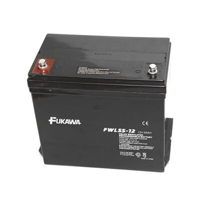 FUKAWA olověná baterie FWL 55-12 do UPS APC/ AEG/ EATON/ Powerware/ 12V/ 55Ah/ životnost 10 let/ závit M6